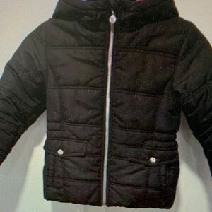 Kids Black Puffer Jacket